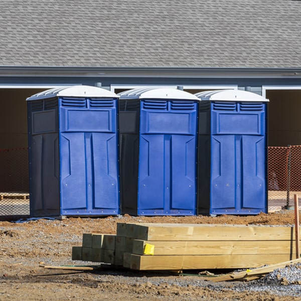 how often are the porta potties cleaned and serviced during a rental period in Alameda CA